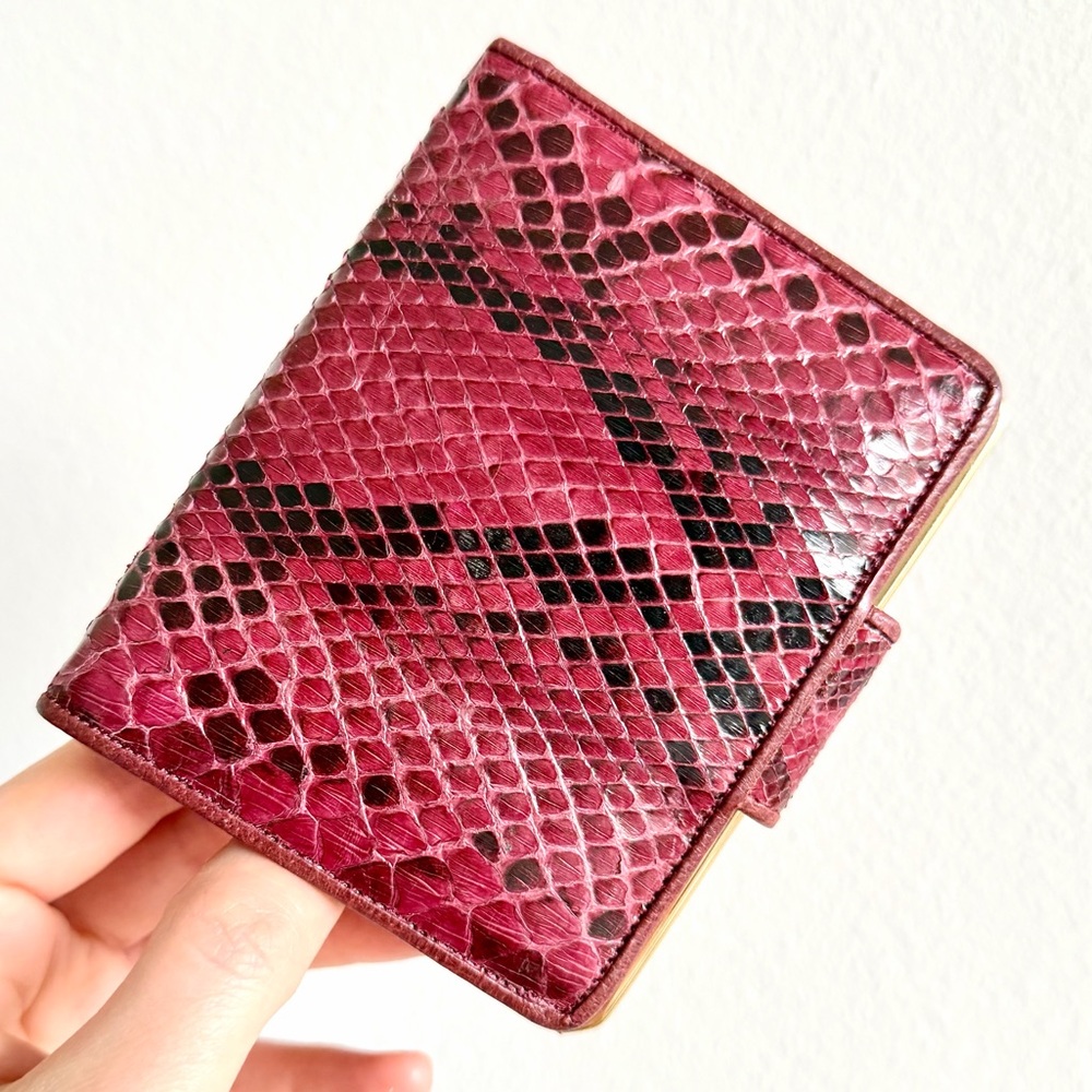 Vintage Valentino Garavani Python Small Wallet - image 2